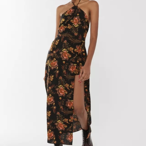 Urban Outfitters side slit maxi romper/dress - Picture 6 of 7